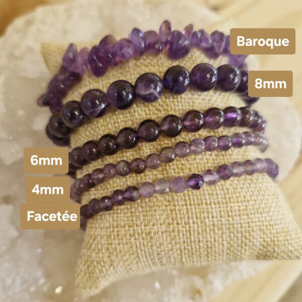 bracelet améthyste
