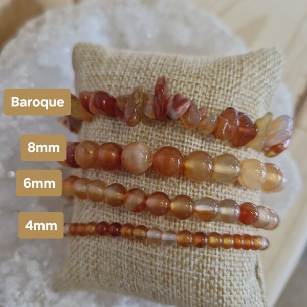 bracelet cornaline