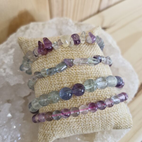 bracelet fluorine multicolore
