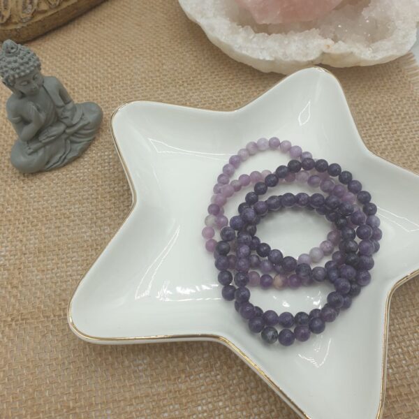 bracelet lépidolite
