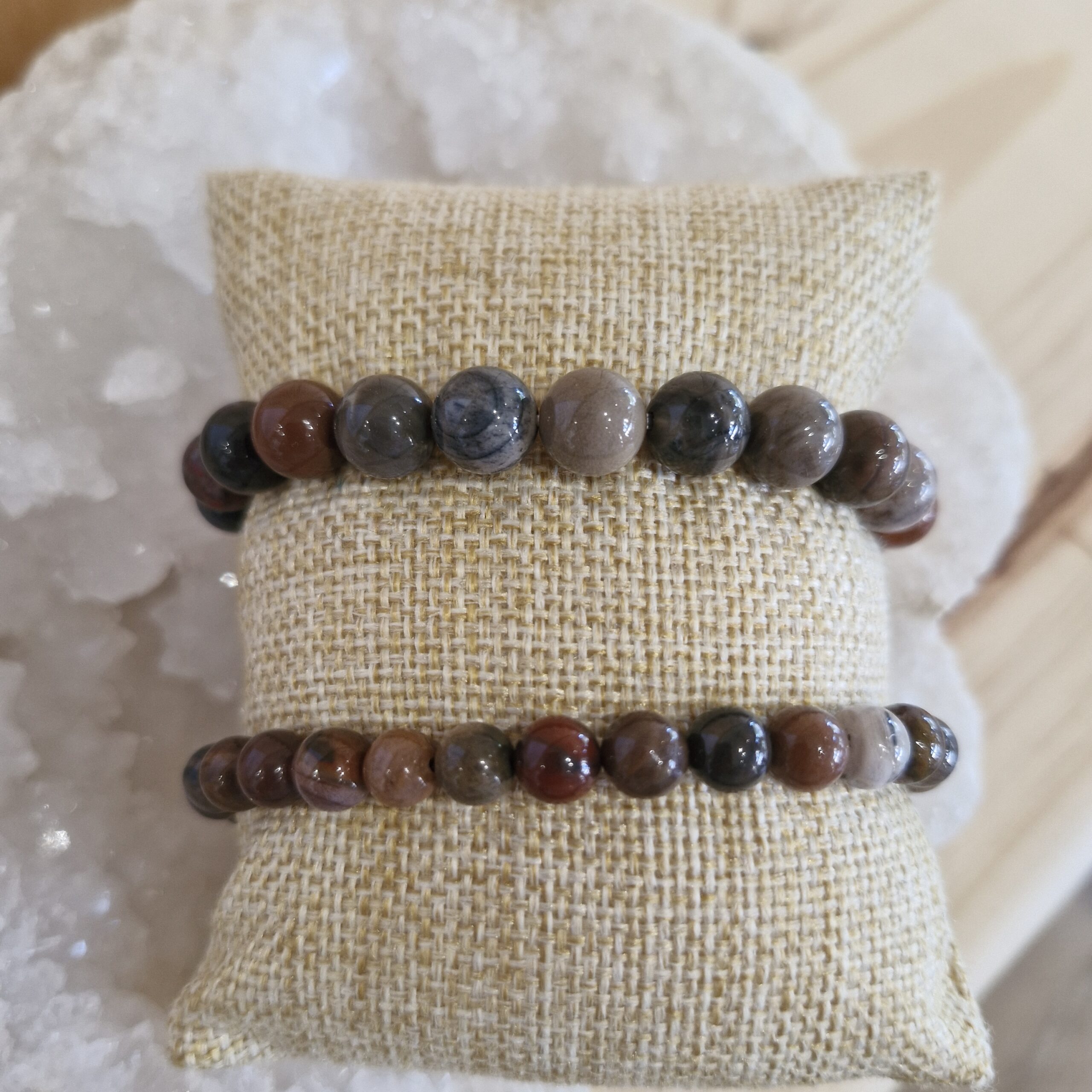 bracelet bois fossilisé