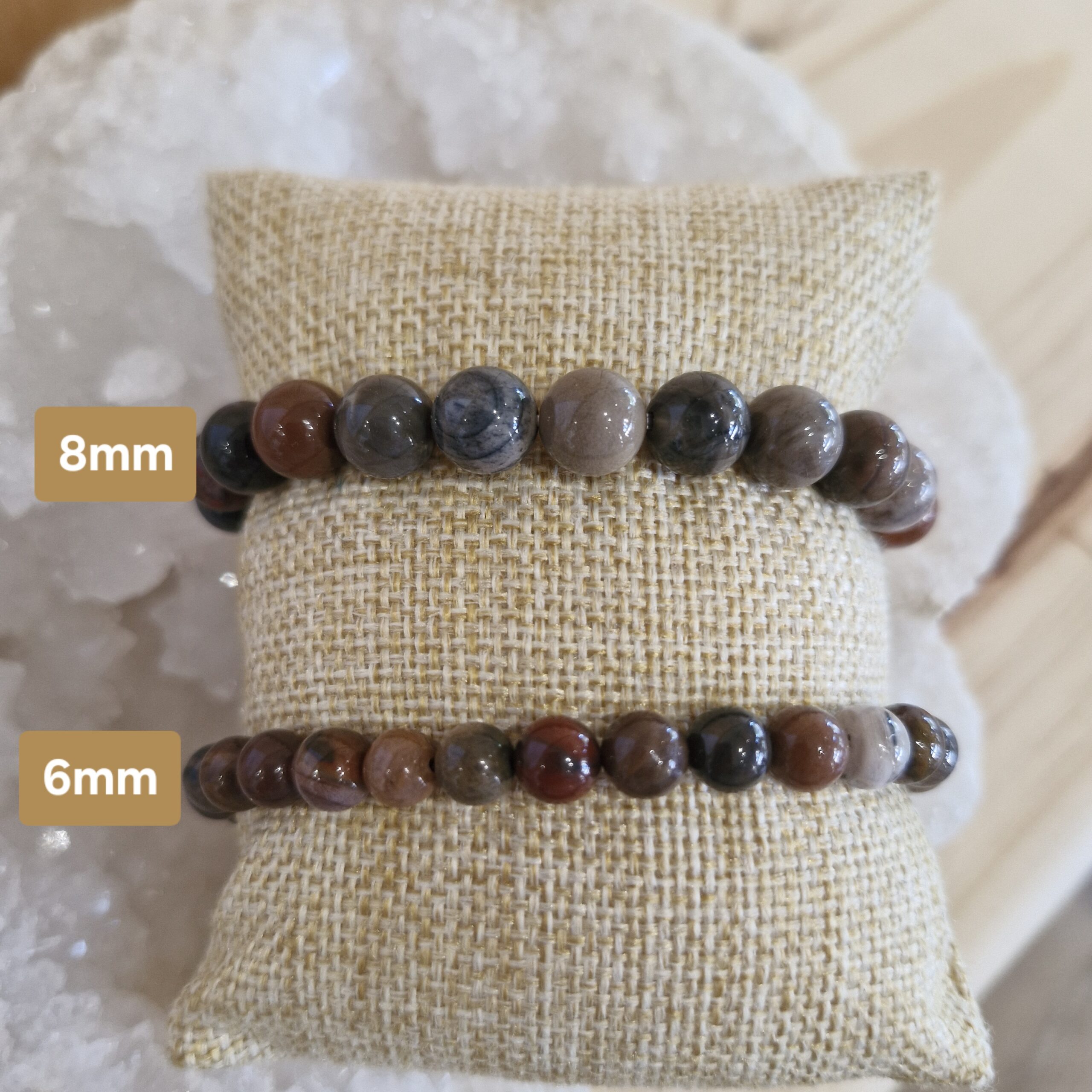 bracelet bois fossilisé