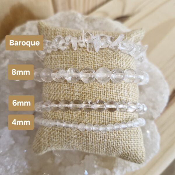 bracelet cristal de roche