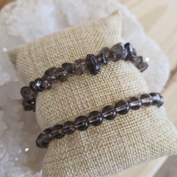 bracelet quartz fumé
