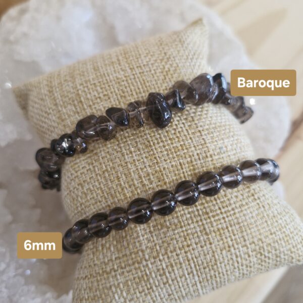 bracelet quartz fumé