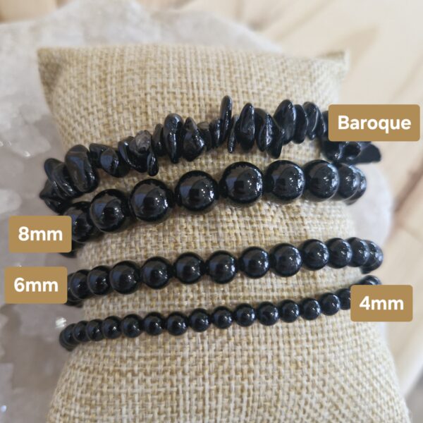 bracelet tourmaline noire