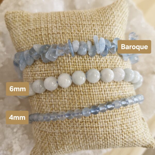 bracelet aigue marine